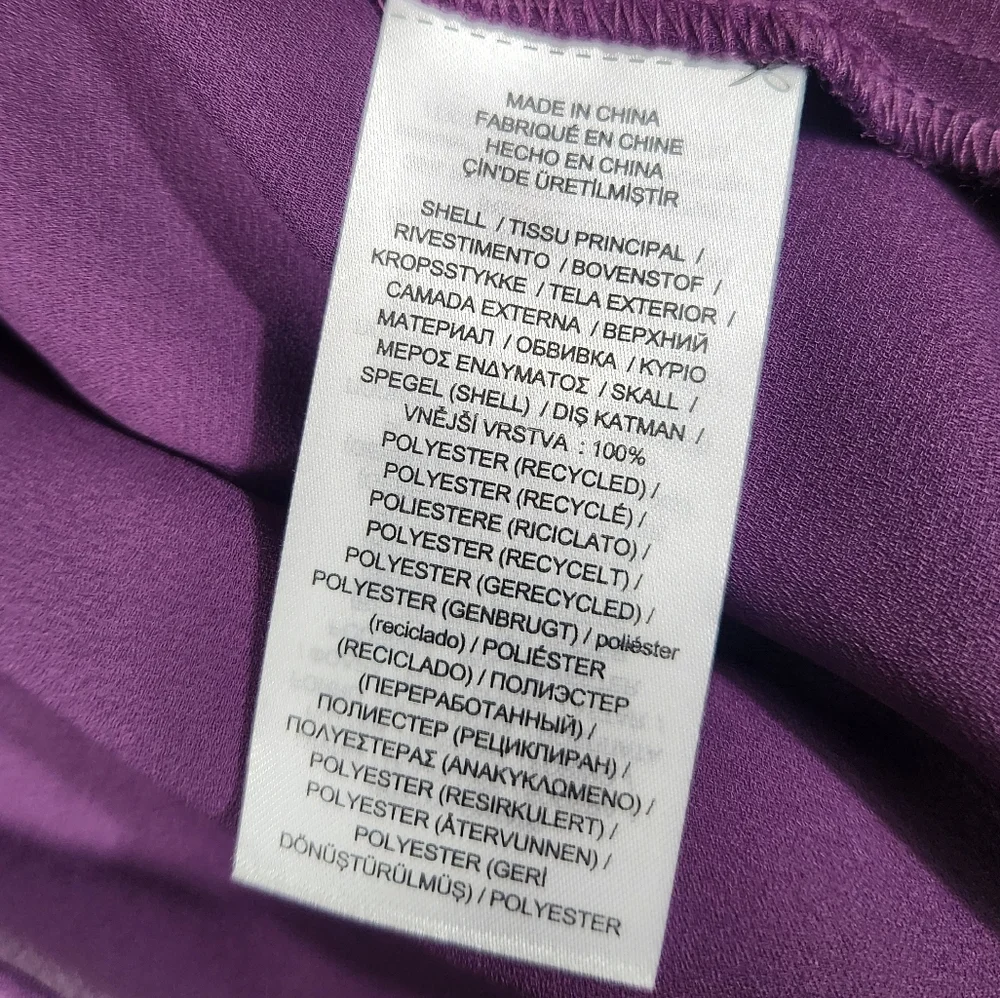 LAUREN RALPH LAUREN Tiered Floral Ruffle Hem Dress Size 10 - Picture 6 of 8